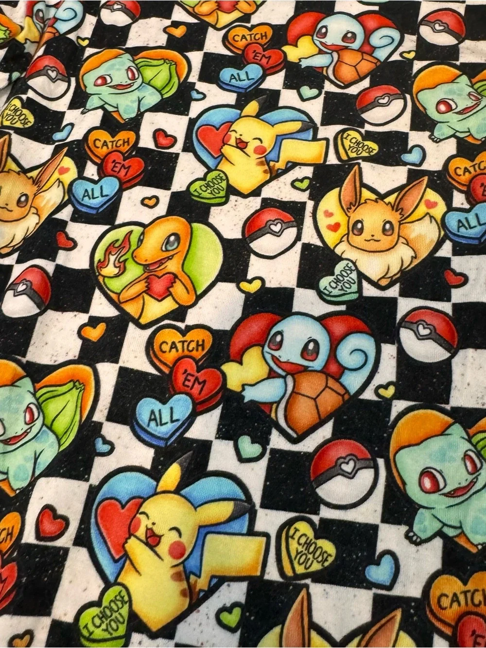 Little Froggy Bamboo Pokémon Hearts Bamboo Pajama Set